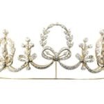 wedding crown 7 Carat Round Brilliant Diamond 42.9 Gms 14K Gold